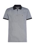 Performance Regular Fit Zip Oxford Polo Shirt desert sky - white