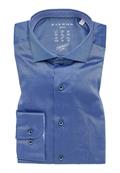 Performance Shirt Natté-Stretch Langarm blau