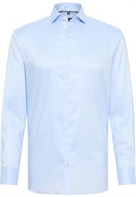 Performance Shirt Natté-Stretch Langarm hellblau