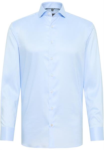 Performance Shirt Natté-Stretch Langarm hellblau