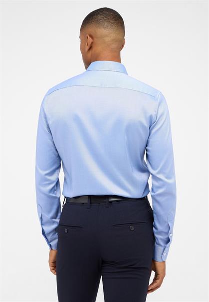 Performance Shirt Natté-Stretch Langarm mittelblau