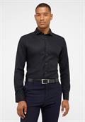 Performance Shirt Natté-Stretch Langarm schwarz