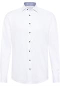 Performance Shirt Natté-Stretch Langarm weiß