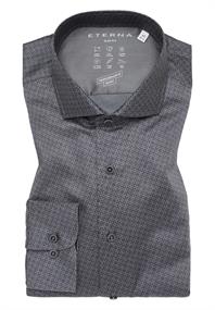 Performance Shirt Twill Langarm grau
