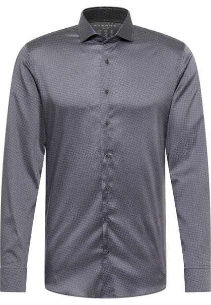 Performance Shirt Twill Langarm grau