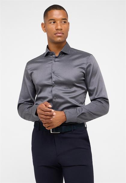 Performance Shirt Twill Langarm grau