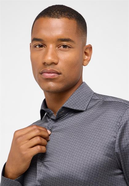 Performance Shirt Twill Langarm grau