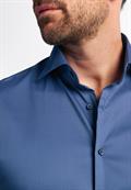 Performance Shirt Twill-Stretch Langarm blau1