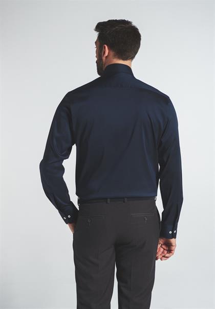 Performance Shirt Twill-Stretch Langarm blau2