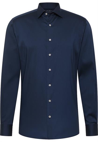 Performance Shirt Twill-Stretch Langarm blau2