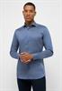 Performance Shirt Twill-Stretch Langarm blau