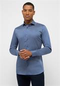 Performance Shirt Twill-Stretch Langarm blau