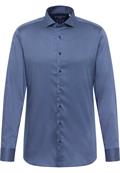 Performance Shirt Twill-Stretch Langarm blau