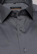 Performance Shirt Twill-Stretch Langarm grau
