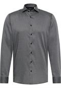 Performance Shirt Twill-Stretch Langarm grau