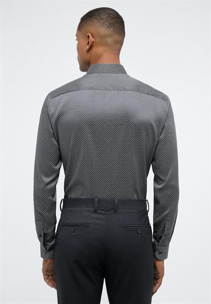 Performance Shirt Twill-Stretch Langarm grau