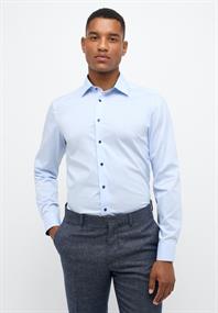 Performance Shirt Twill-Stretch Langarm hellblau