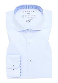 Performance Shirt Twill-Stretch Langarm hellblau