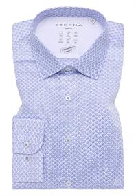 Performance Shirt Twill-Stretch Langarm himmelblau