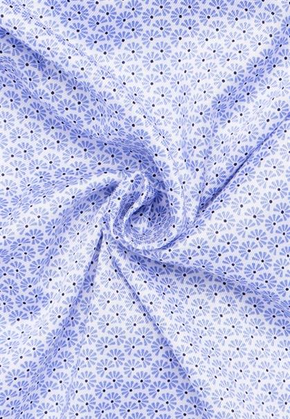 Performance Shirt Twill-Stretch Langarm himmelblau