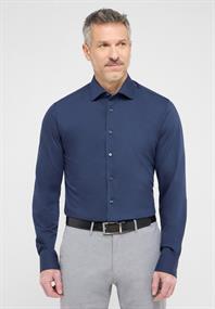 Performance Shirt Twill-Stretch Langarm navy