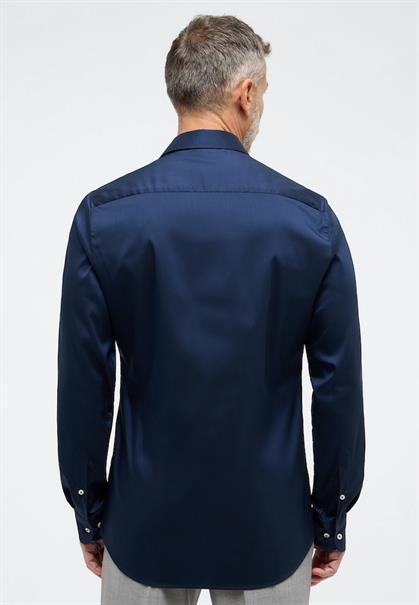 Performance Shirt Twill-Stretch Langarm navy