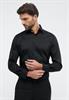 Performance Shirt Twill-Stretch Langarm schwarz
