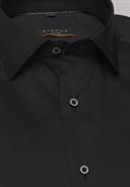 Performance Shirt Twill-Stretch Langarm schwarz