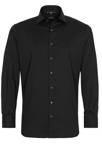 Performance Shirt Twill-Stretch Langarm schwarz