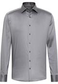 Performance Shirt Twill-Stretch Langarm silber