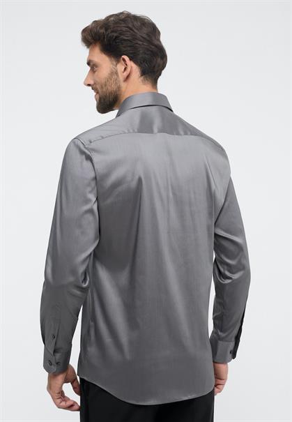 Performance Shirt Twill-Stretch Langarm silber