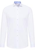 Performance Shirt Twill-Stretch Langarm weiß