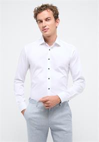 Performance Shirt Twill-Stretch Langarm weiß