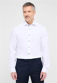 Performance Shirt Twill-Stretch Langarm weiß