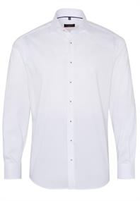 Performance Shirt Twill-Stretch Langarm weiß