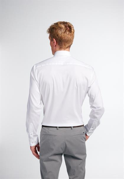Performance Shirt Twill-Stretch Langarm weiß