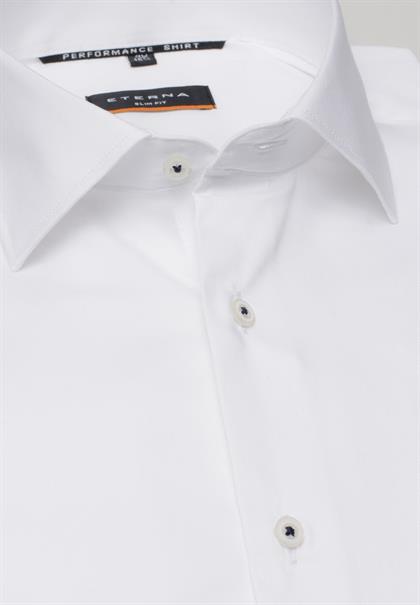 Performance Shirt Twill-Stretch Langarm weiß