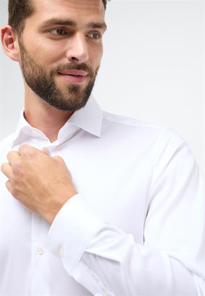 Performance Shirt Twill-Stretch Langarm weiß