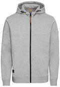 Performance Sweatjacke mit Kapuze stone gray