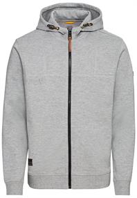 Performance Sweatjacke mit Kapuze stone gray