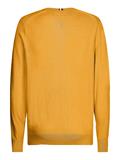 PIMA COTTON CASHMERE CREW NECK amber ochre