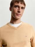 PIMA ORG CTN CASHMERE V NECK brown