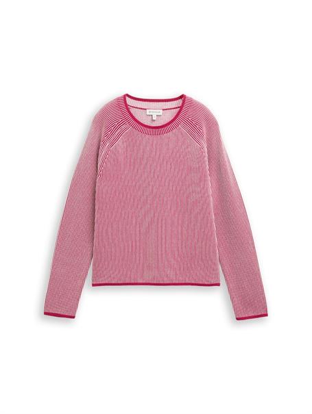pink plaited knit