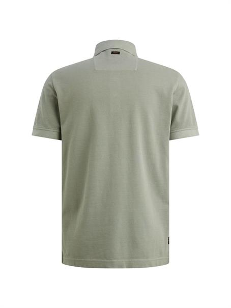 pique garment dyed iceberg green