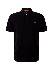 Piqué Poloshirt aus Baumwolle black