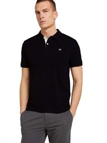 Piqué Poloshirt aus Baumwolle black