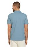 Piqué Poloshirt aus Baumwolle calm cloud blue