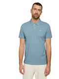 Piqué Poloshirt aus Baumwolle calm cloud blue