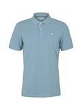 Piqué Poloshirt aus Baumwolle calm cloud blue