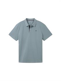 Piqué Poloshirt aus Baumwolle grey mint